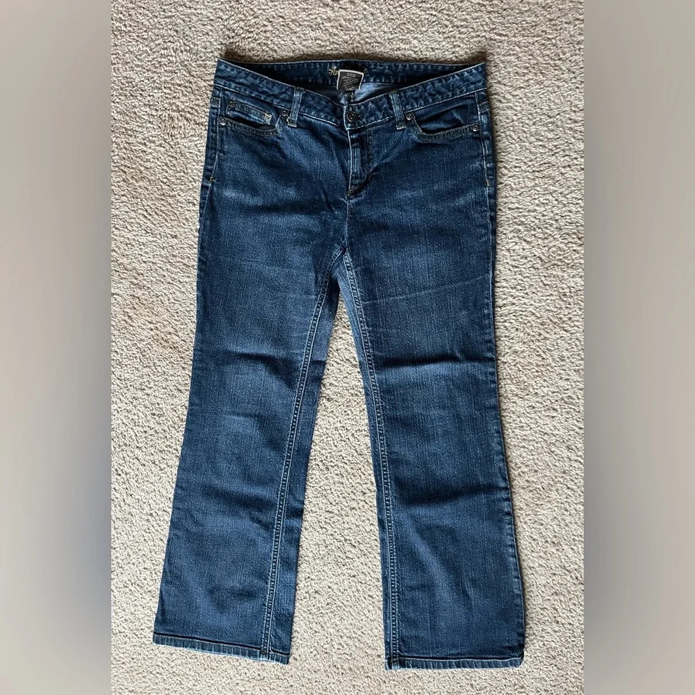 Ann Taylor Dark Wash Boot Cut Denim Jeans | Modern Fit Lindsay Waist | Size 10